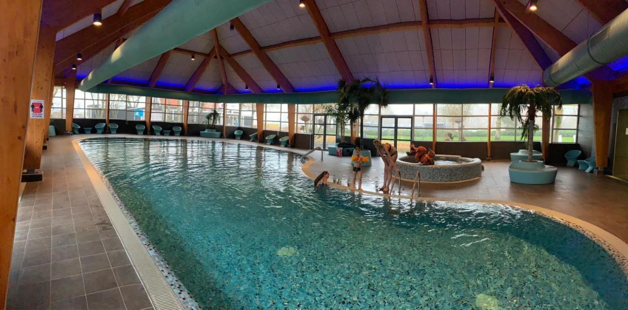 Badhoophuizen 6-Per Bungalow Veluwemeer Trampoline Hulshorst Esterno foto