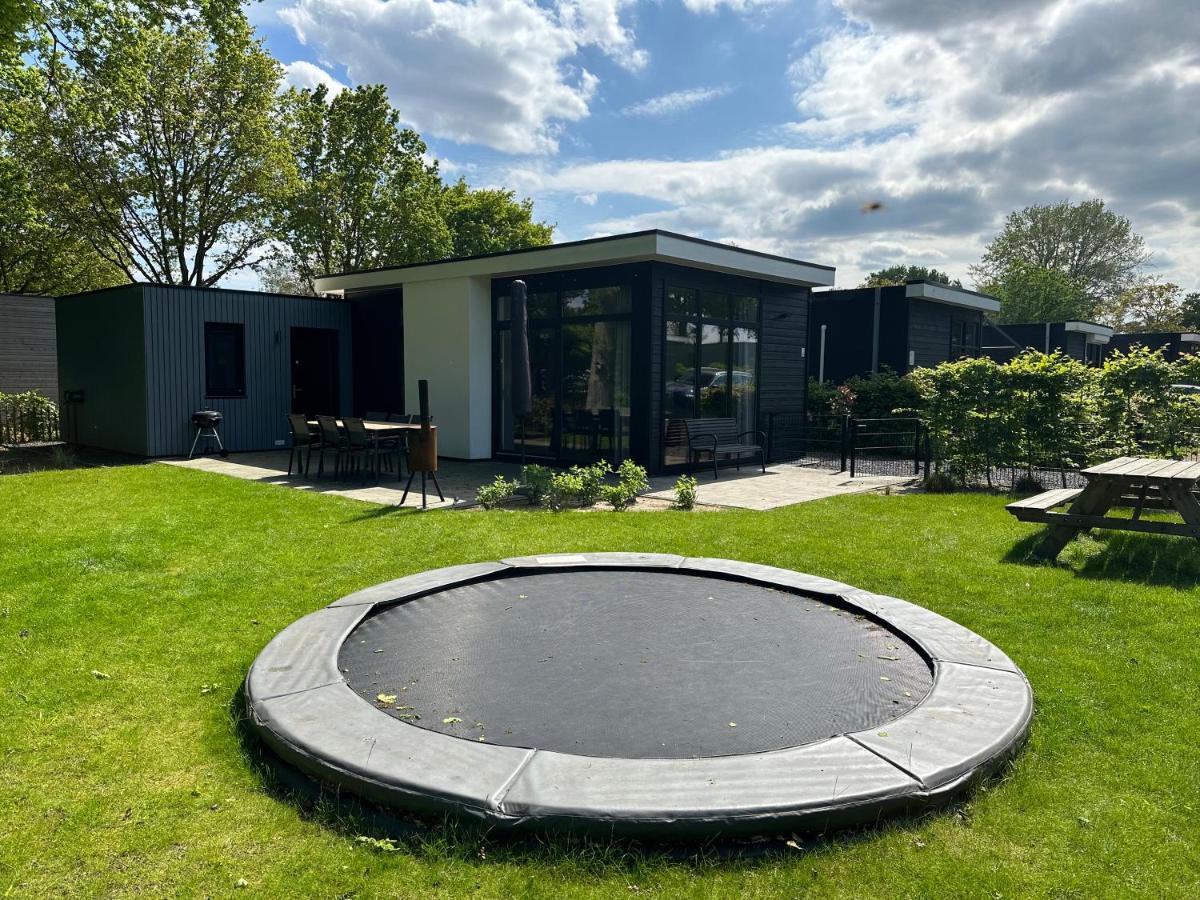 Badhoophuizen 6-Per Bungalow Veluwemeer Trampoline Hulshorst Esterno foto