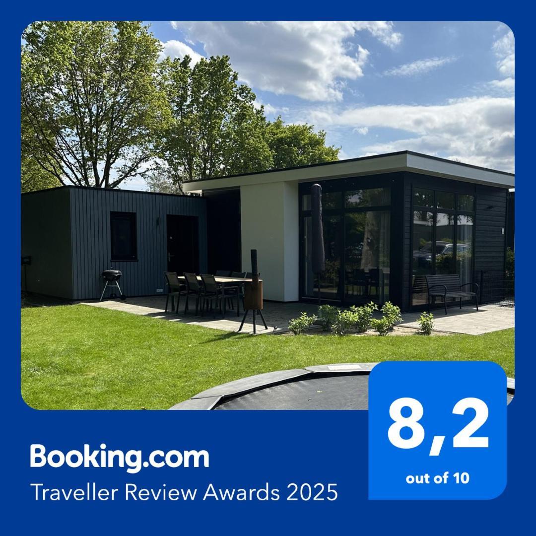 Badhoophuizen 6-Per Bungalow Veluwemeer Trampoline Hulshorst Esterno foto